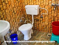 Pangong Ser Bhum Tso Resort Bathhroom